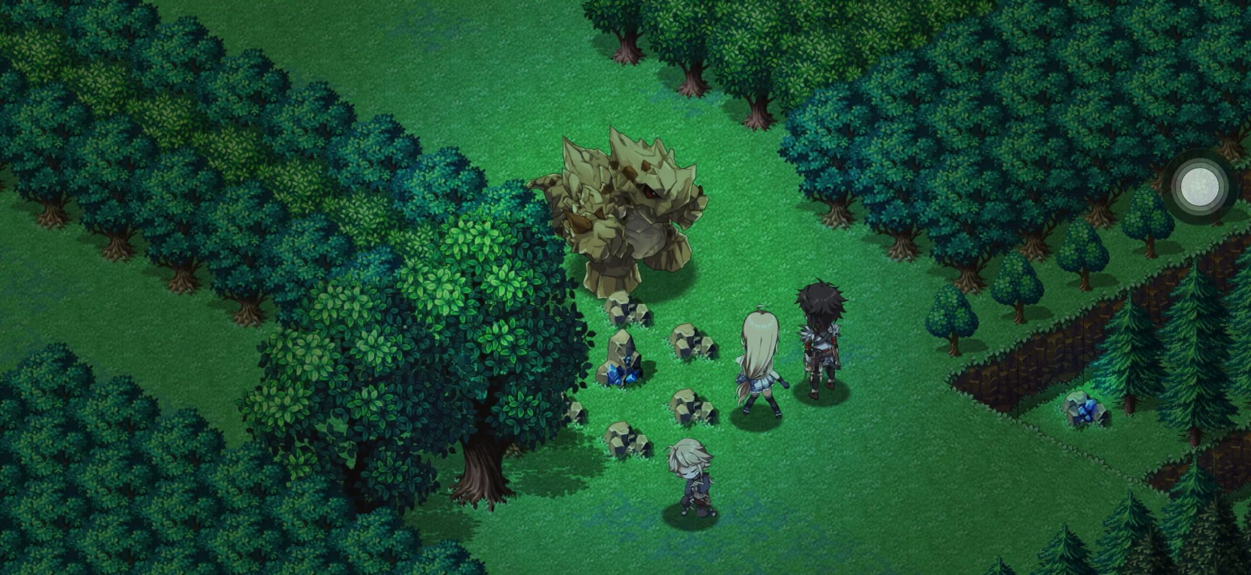 ファンタジー世界の草原を冒険するRPG風イメージ画像