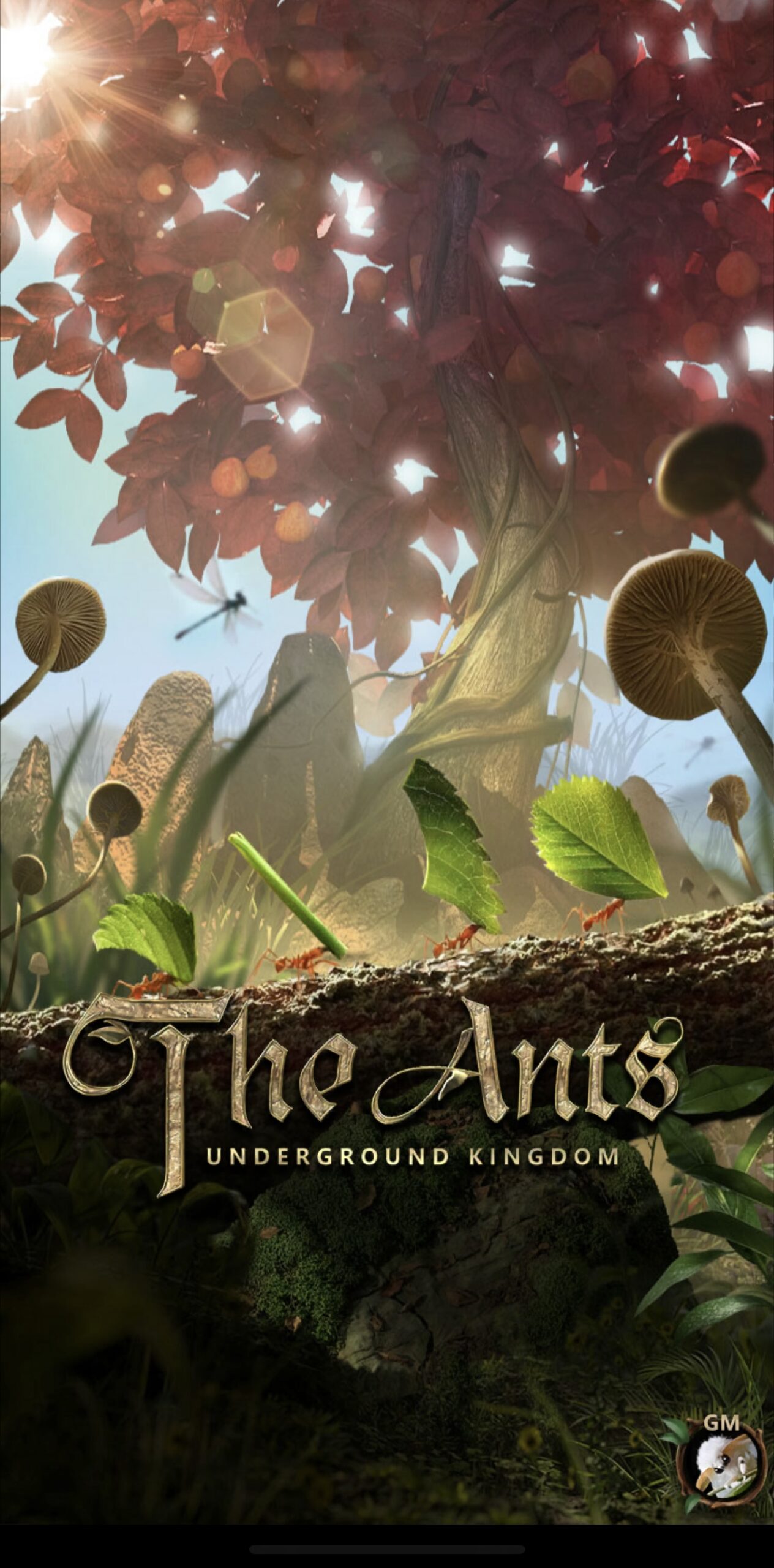 ザ・アンツをスマホで始めるイメージ The Ants_タイトル画面
