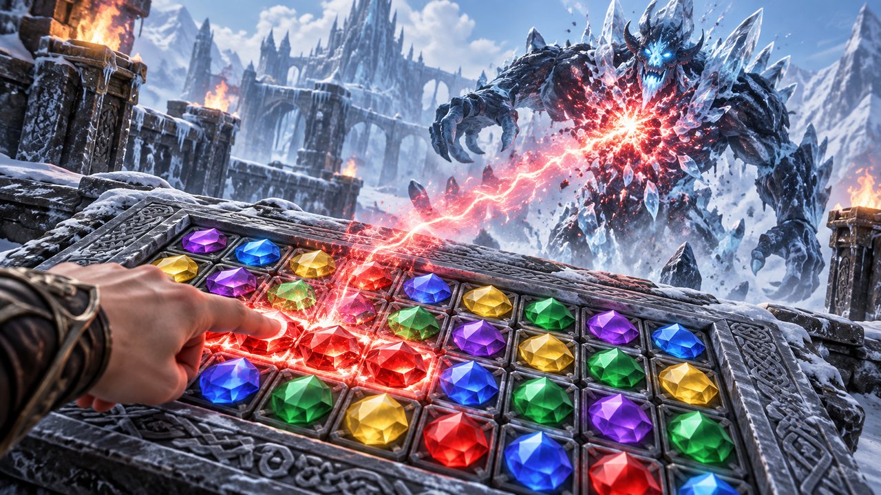 パズル&カオスのパズルバトルのイメージ パズルで戦うのイメージ画像
