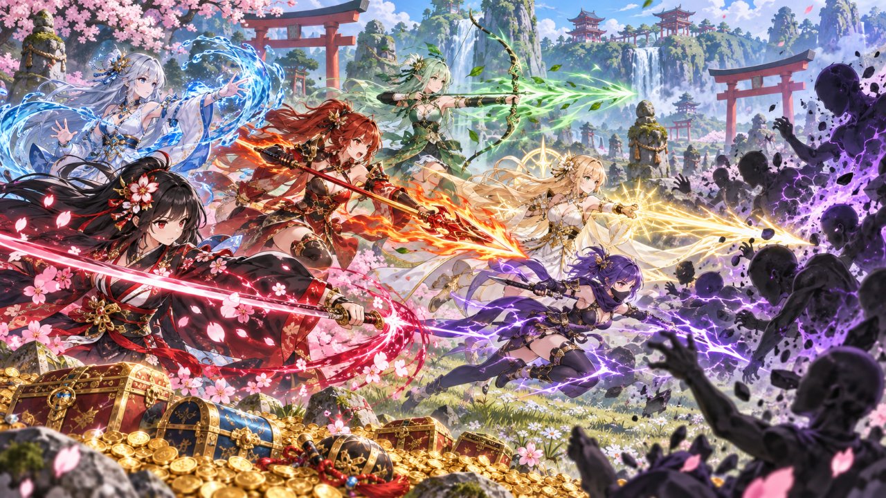 放置バトルのイメージ画像